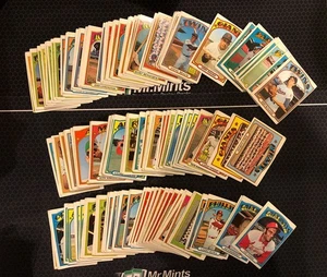 ⚾ 1972 Topps Baseball Bulk Lot of 162 w/Dups Low-Mid Grade - 162 Cards ⚾ - Picture 1 of 11