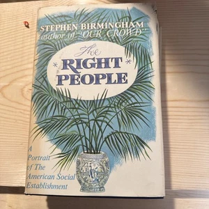 The Right People by Stephen Birmingham 1968 Hardcover BCE - Picture 1 of 7