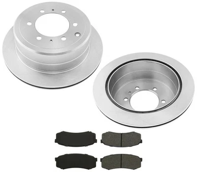 Se adapta a rotor de freno trasero y pastillas de cerámica Landcruiser LX450 1993-1997 Foto 1 de 4