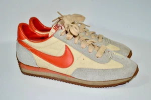 Zapatos para Correr Nike Años 80 De Colección Entrenadores Tostados/Naranja EE. UU. Talla 4 Sin Caja - Imagen 1 de 8