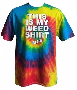 Neu mit Etikett Full Send Unisex Batik Kurzarm Grafik T-Shirt - Größe 3xl - Bild 1 von 5