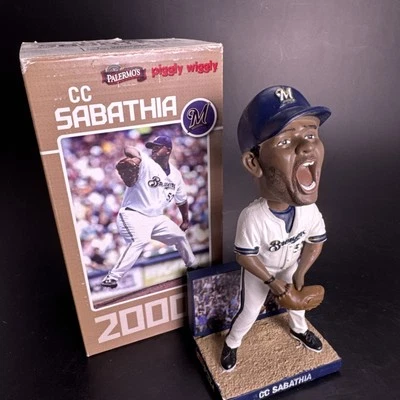 Hall of Famer CC SABATHIA Milwaukee Brewers 2011 SGA Bobblehead / New in Box - Image 1 of 4