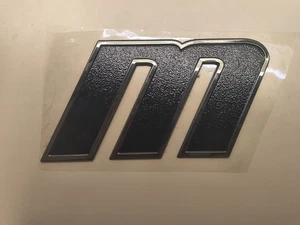 "Malibu" Emblem - Charcoal ("M" ONLY) - Bild 1 von 1