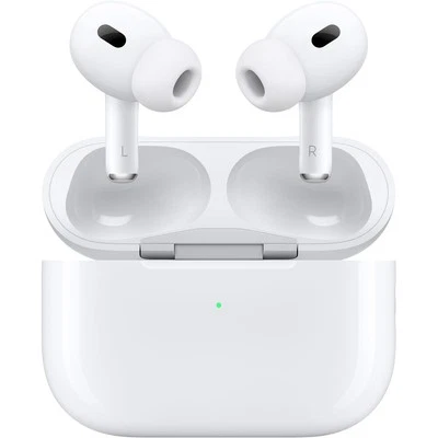 Apple AirPods Pro 2 Active Noise Cancelling Earbuds w/ Hearing Aid Feature White - Image 1 of 4