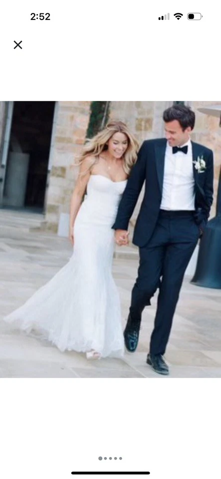 Vestido de novia Monique Lhuillier talla 2, ¡¡como usado por Lauren Conrad!!! Foto 1 de 3