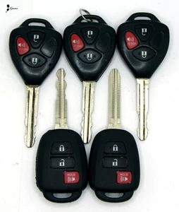 Mixed Lot x 5 OEM Scion Key Less Entry Combo Keys - Picture 1 of 2