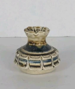 St. Helens Ash glazed hand thrown Pottery Small Vase 3” Tall Shirley - Picture 1 of 7