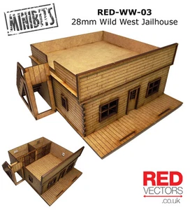 RED-WW-03 - 28 mm Wargames - Wild West Jailhouse - Bild 1 von 1