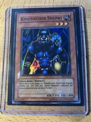 YuGIOh Kinetischer Soldat TFK-DE002 Super Rare Near Mint Top Zustand !!! Los1 - Bild 1 von 4