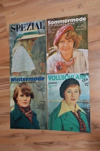 4 x Pramo Sonderheft Vollschlank Schnittmusterbogen 1976-80 DDR Zeitschrift - Bild 1 von 2