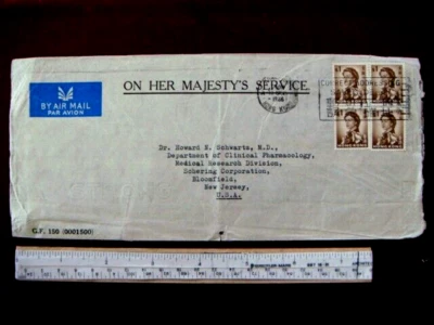 BRISTISH COLONY HONG KONG CHINA 1966 CON 4 SELLOS CTO CORRET DIRECCIÓN MAJESTAD SE Foto 1 de 4