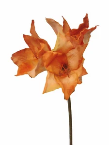 (01502) ARTIFICIAL FLOR INDIVIDUAL AMARILIS AMARYLLIS AMARILYS HIPPEASTRUM MARRO - Picture 1 of 1