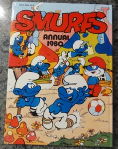 Vintage Smurfs Annual 1980 Book and Activity Hardcover - Imagen 1 de 13