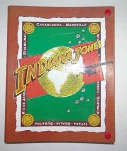 VINTAGE Indiana Jones SCHOOL DOSSIER A4 - Lucas Film - AMBAR PORTUGAL 1989 - Picture 1 of 11