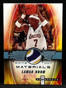 Lamar Odom 2006-07 NBA FLEER WHITE HOT PATCH Card LAKERS #HM-LO d#08/10 - Picture 1 of 2