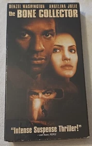 The Bone Collector VHS Movie (2000) Denzel Washington Angelina Jolie TESTED - Imagen 1 de 4
