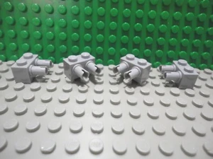 Lego 4 Light Bluish Gray 1x2 brick with 2 pin NEW - Picture 1 of 1