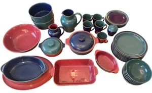 Gorgeous Denby England Harlequin Pattern Stoneware - Pieces Sold Separately - Picture 1 of 4