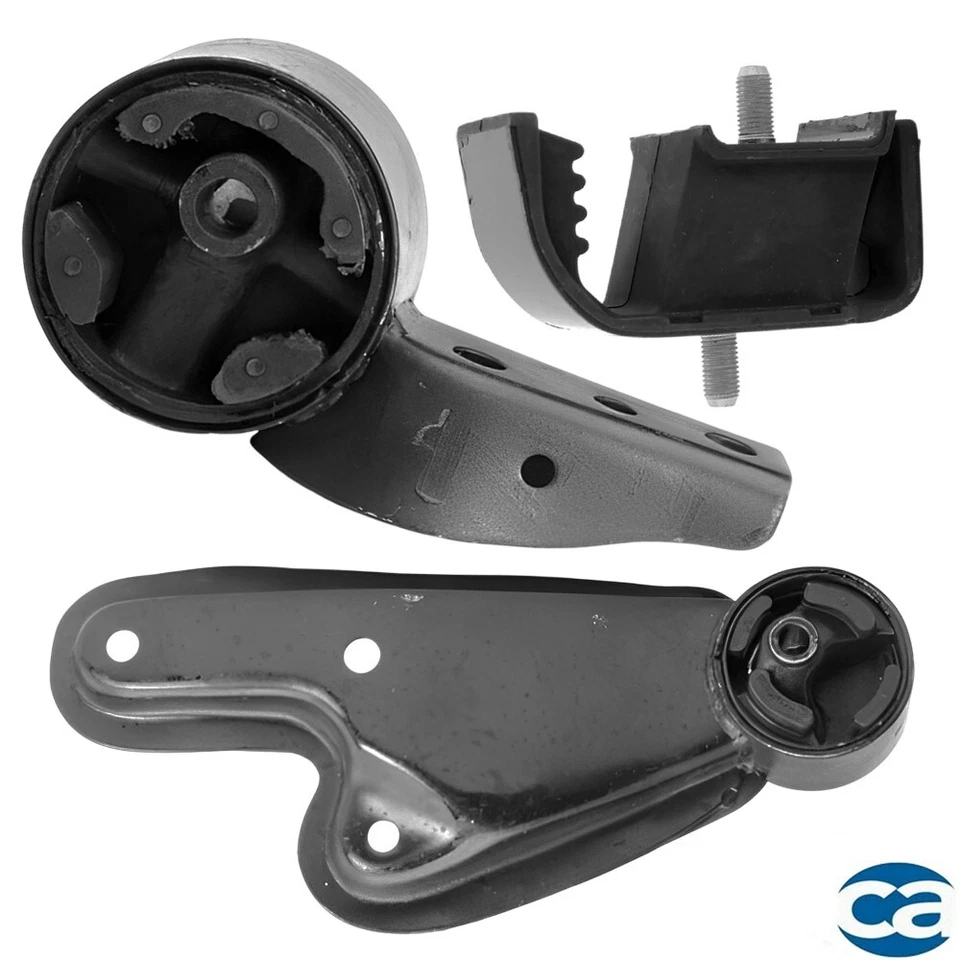 Soportes de motor traseros, diestros y montaje de transmisión manual izquierda 3 piezas para Nissan Pulsar NX 86-83 Foto 1 de 4
