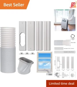 Portable Air Conditioner Vent Kit PVC 5.9" Adjustable Seal for Windows - Picture 1 of 9