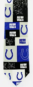 Cravatta da uomo Indianapolis Colts con licenza NFL calcio sport tifoso blu - Foto 1 di 1