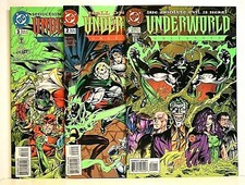 DC UNDERWORLD UNLEASHED #1 2 3 Complete Set Unread 1995 1st Appearance Neron