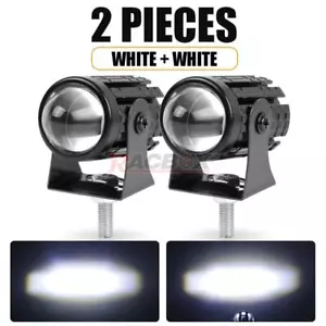 2X Mini LED Work Light Bar Fog Driving Spot Pods OffRoad SUV Truck White+White - Picture 1 of 11