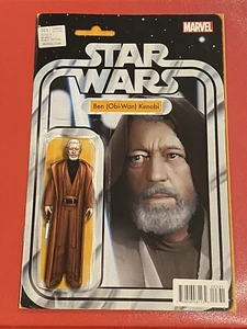 Star Wars #3 Action Figure Variant John Tyler Christopher Obi-Wan Kenobi - Picture 1 of 10
