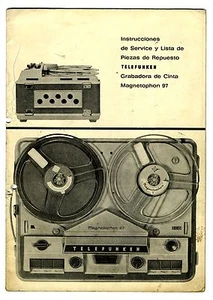 TELEFUNKEN - 97 MANUAL DE SERVICIO ( EN ESPAÑOL) DOCUMENTO ORIGINAL - Imagen 1 de 4