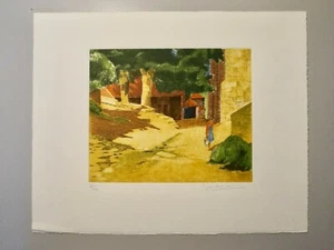 AQUATINTE ORIGINALE XXEME-SIGNEE ET NUMEROTEE (SIGNATURE A IDENTIFIER)-L'ESTAMPE - Picture 1 of 5