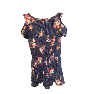 Heart & Arrow Girl's Floral Design Romper Infant Size Kids 12 - Picture 1 of 4