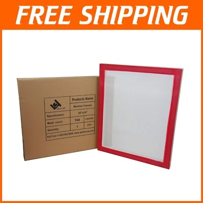 Marcos duraderos de serigrafía de aluminio de 20 x 24 pulgadas con malla blanca 160 Foto 1 de 4