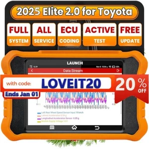 LAUNCH Creader Elite 2.0 FOR TOYOTA LEXUS 1997-2022 Car OBDII Diagnostic Scanner - Picture 1 of 12
