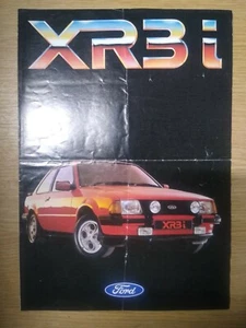 Ford Escort XR3i Original Sales Brochure / Leaflet - Imagen 1 de 2