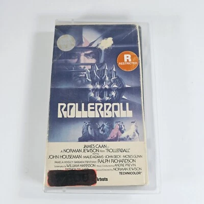 Rollerball 1975 VHS Magnetic Video Scifi Former Rental, Nostalgia  — 第 1/3 张图片