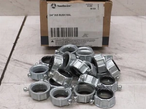 LOT of 25 Topaz 312M 3/4" Die-Cast Insulated Rigid Bushing - Picture 1 of 5
