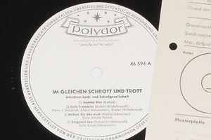 DIE MÜNCHNER & LACH UND SCHIESSGESELLSCHAFT - LP 1963 Polydor Promo Archiv-Copy - Bild 1 von 1