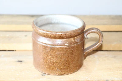 Ancien Pot à Graisse Bas en Terre cuite Vernissée  - Photo 1/4