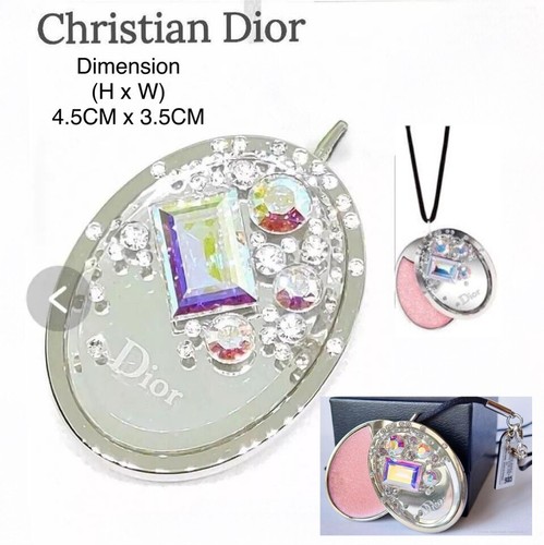 AUTENTICA RARA DIOR SWAROVSKI CRISTALLO BOREALE GIOIELLO collana trucco (LEGGERE BENE)