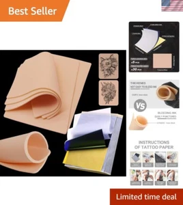 Tattoo Practice Skins 3MM with Transfer Paper - 35Pcs Thick Tattoo Fake Skin ... - Picture 1 of 8