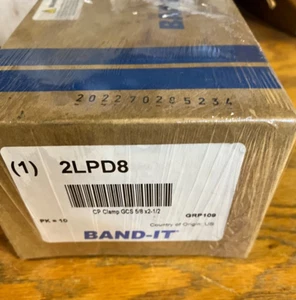 Band-It 2LPD8 Clamp 5/8x2-1/2" BOX OF 9 - Picture 1 of 3