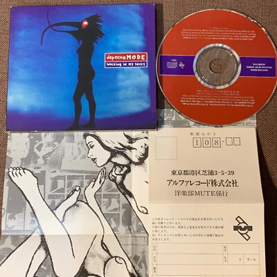 DEPECHE MODE Walking In My Shoes JAPAN 5" MAXI CD ALCB-772  w/ INSERT + POSTCARD - Image 1 of 4