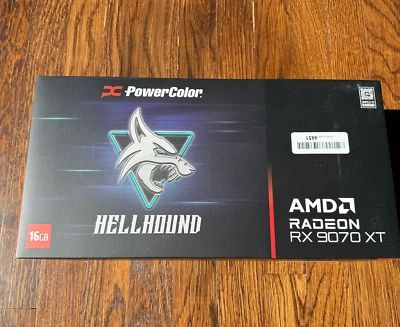 NEW PowerColor Hellhound Radeon RX 9070 XT GPU - SHIPS SAME DAY 🚚💨 TRUSTED SEL - Image 1 of 2