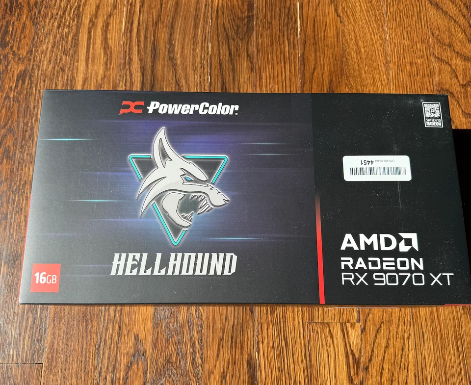 NEW PowerColor Hellhound Radeon RX 9070 XT GPU - SHIPS SAME DAY 🚚💨 TRUSTED SEL - Image 1 of 2
