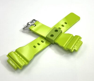 Banda de repuesto genuina Casio para G SHOCK GMAS110CC-3 GMAS110 VERDE tamaño mediano Foto 1 de 4