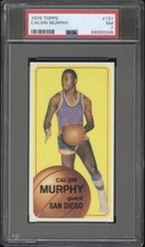 1970 Topps #137 Calvin Murphy PSA 7 San Diego Rookie Card Centered Sharp HOF