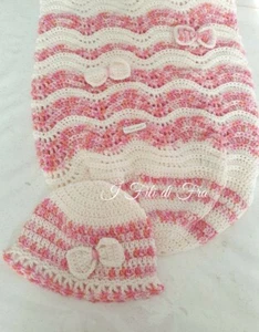 Copertina sacco nanna handmade neonata in lana merinos baby - Foto 1 di 4