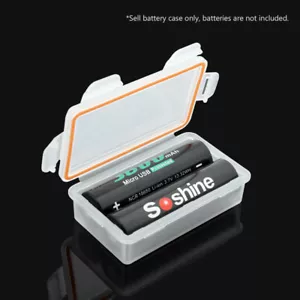 Soshine Box Plastic 18650/AA/AAA Outdoor Holder Battery 19 Sizes Storage Case - Picture 1 of 29