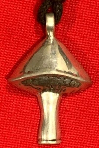 Pilz Silber Farbe Zinn Charm Halskette Anhänger Schmuck - Bild 1 von 1
