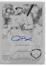 2023 Topps Chrome Baseball Alec Burleson Rookie Auto 1/1 Black Printing Plate!